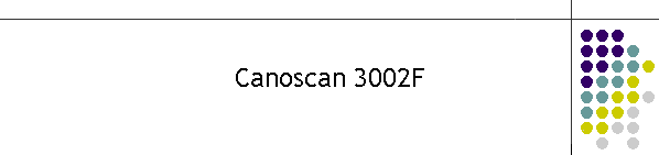 Canoscan 3002F